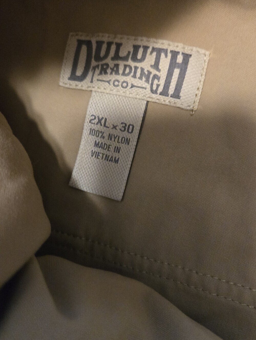 Duluth Nylon Pant Lot Of 4 Size 2XL X 30 Measuting At A 40x29 Green Khaki - Picture 6 of 16